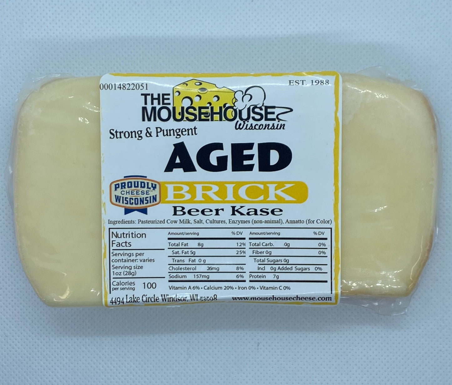 Mousehouse Cheesehaus Aged Brick (Beer Kase) - Angler's Pro Tackle & Outdoors