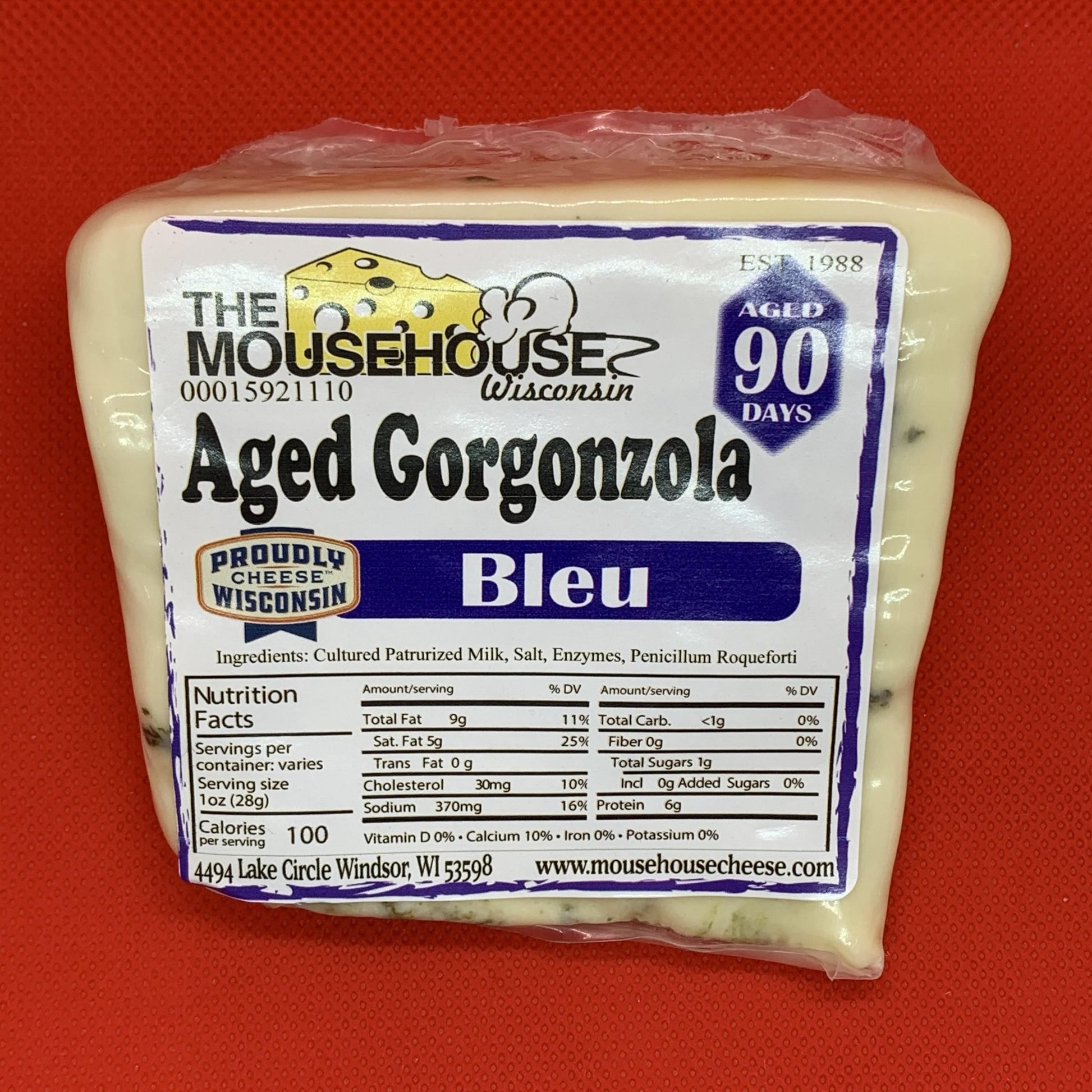 Mousehouse Cheesehaus Aged Gorgonzola, 7oz - Angler's Pro Tackle & Outdoors