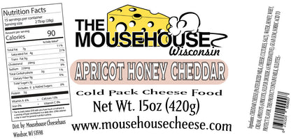 Mousehouse Cheesehaus Apricot Honey Cheddar Spread, 15 oz - Angler's Pro Tackle & Outdoors