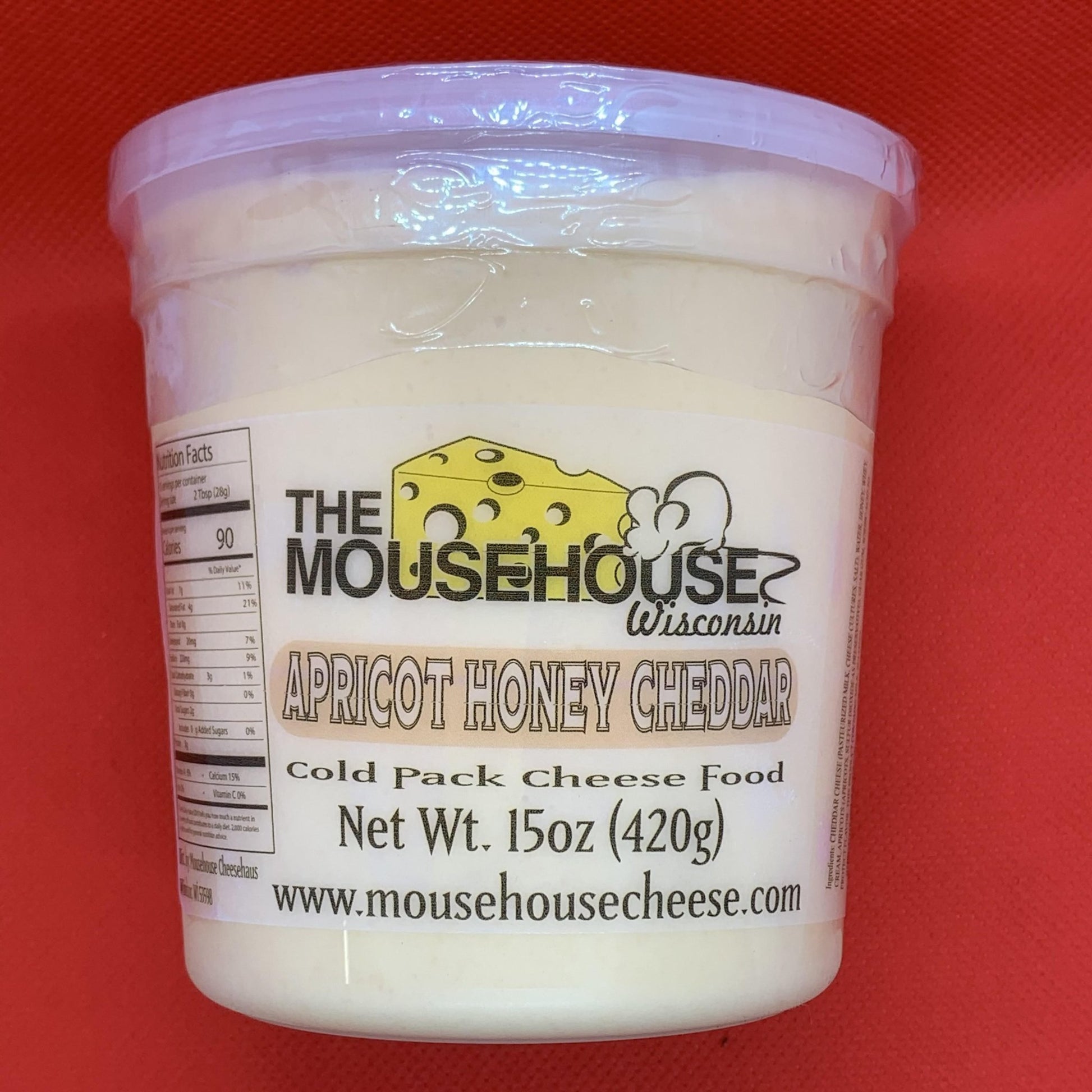 Mousehouse Cheesehaus Apricot Honey Cheddar Spread, 15 oz - Angler's Pro Tackle & Outdoors