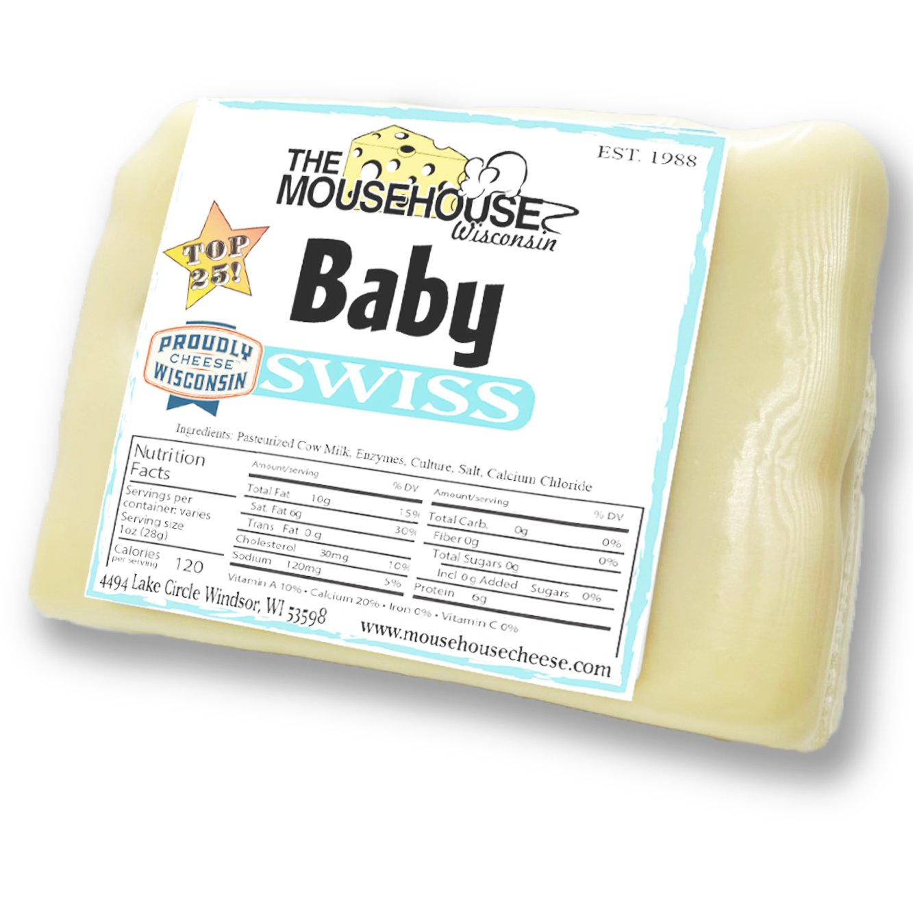 Mousehouse Cheesehaus Baby Swiss - Angler's Pro Tackle & Outdoors