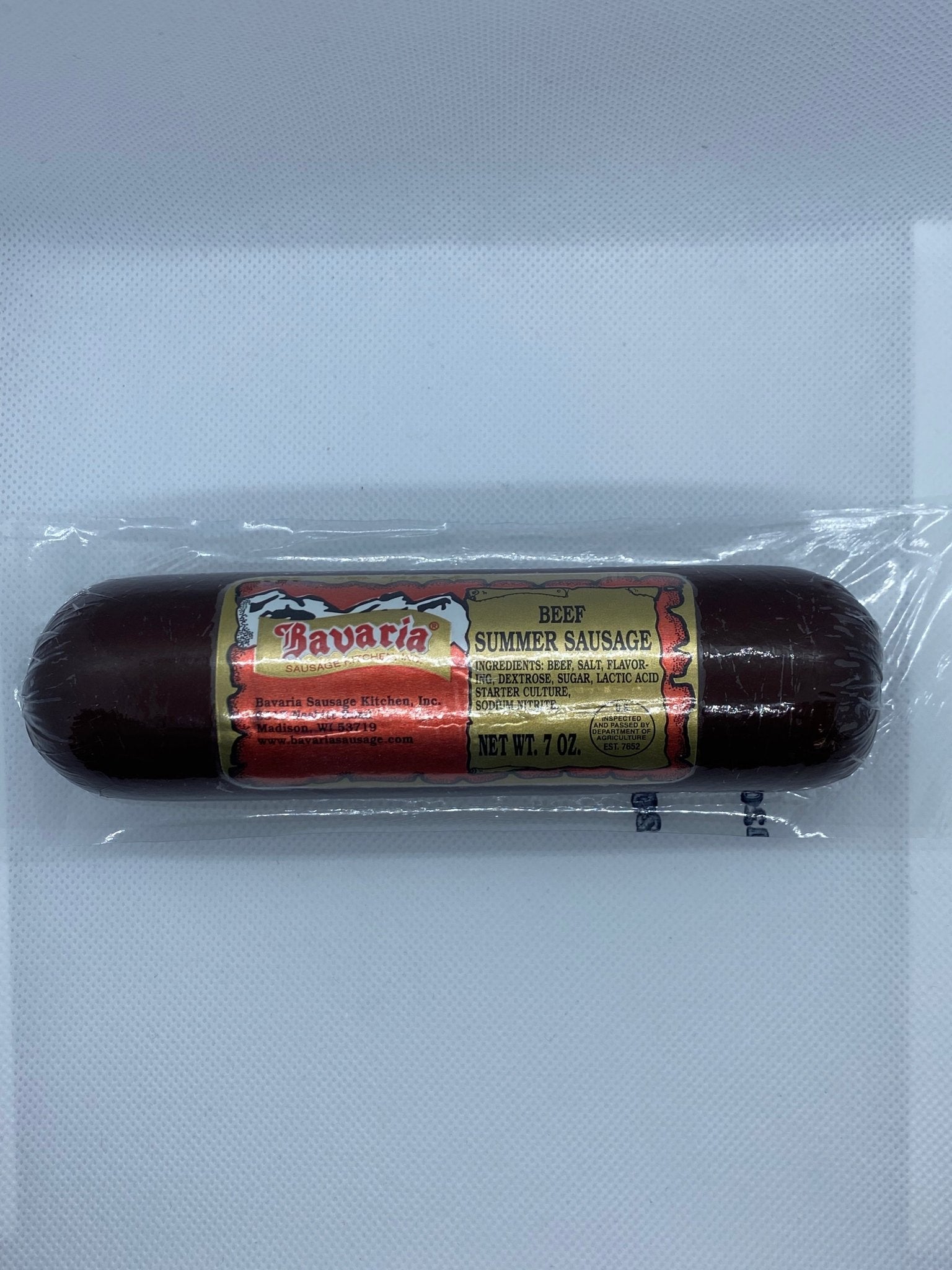 Mousehouse Cheesehaus Bavaria Summer Sausage, Plain, 12 oz - Angler's Pro Tackle & Outdoors