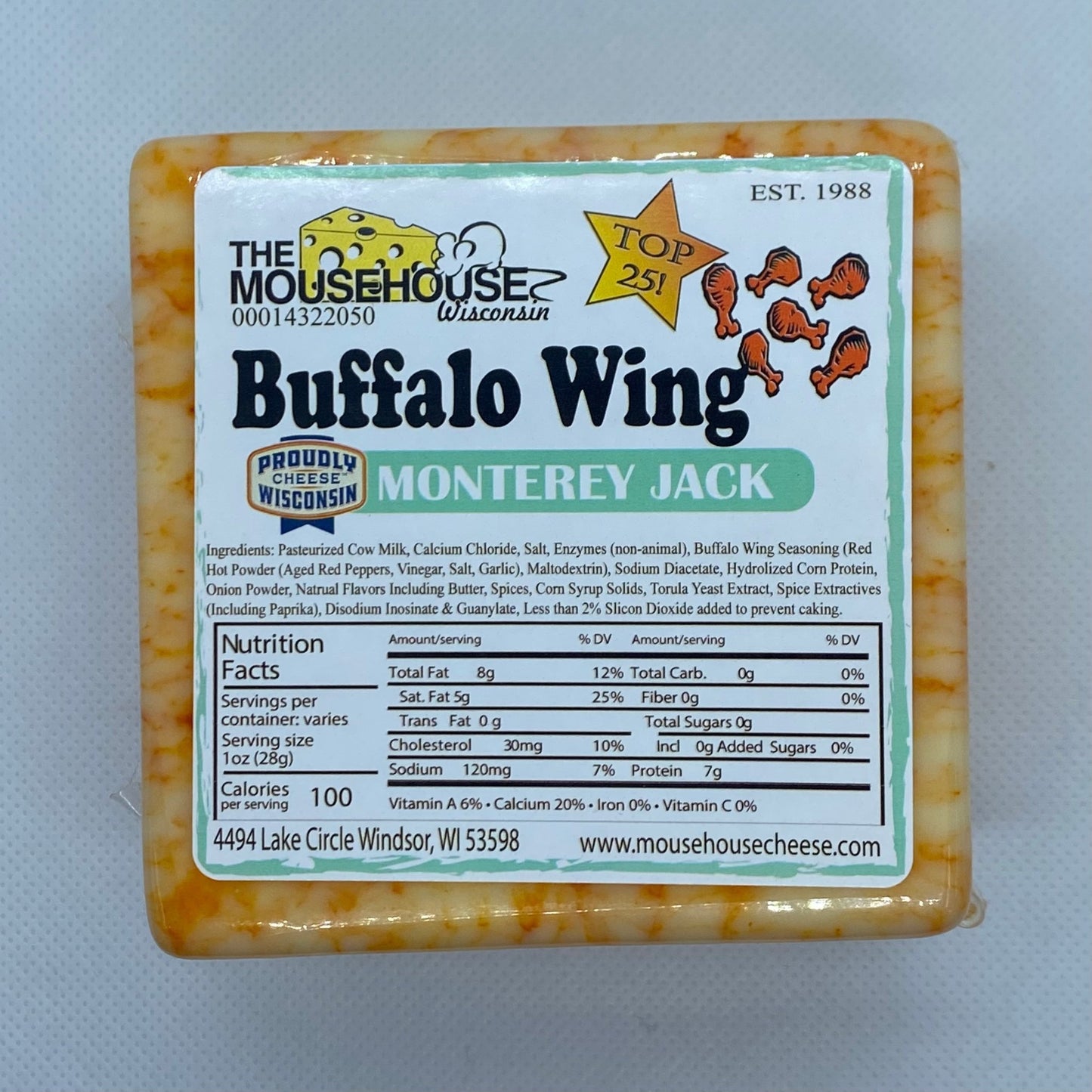 Mousehouse Cheesehaus Buffalo Wing Monterey Jack - Angler's Pro Tackle & Outdoors