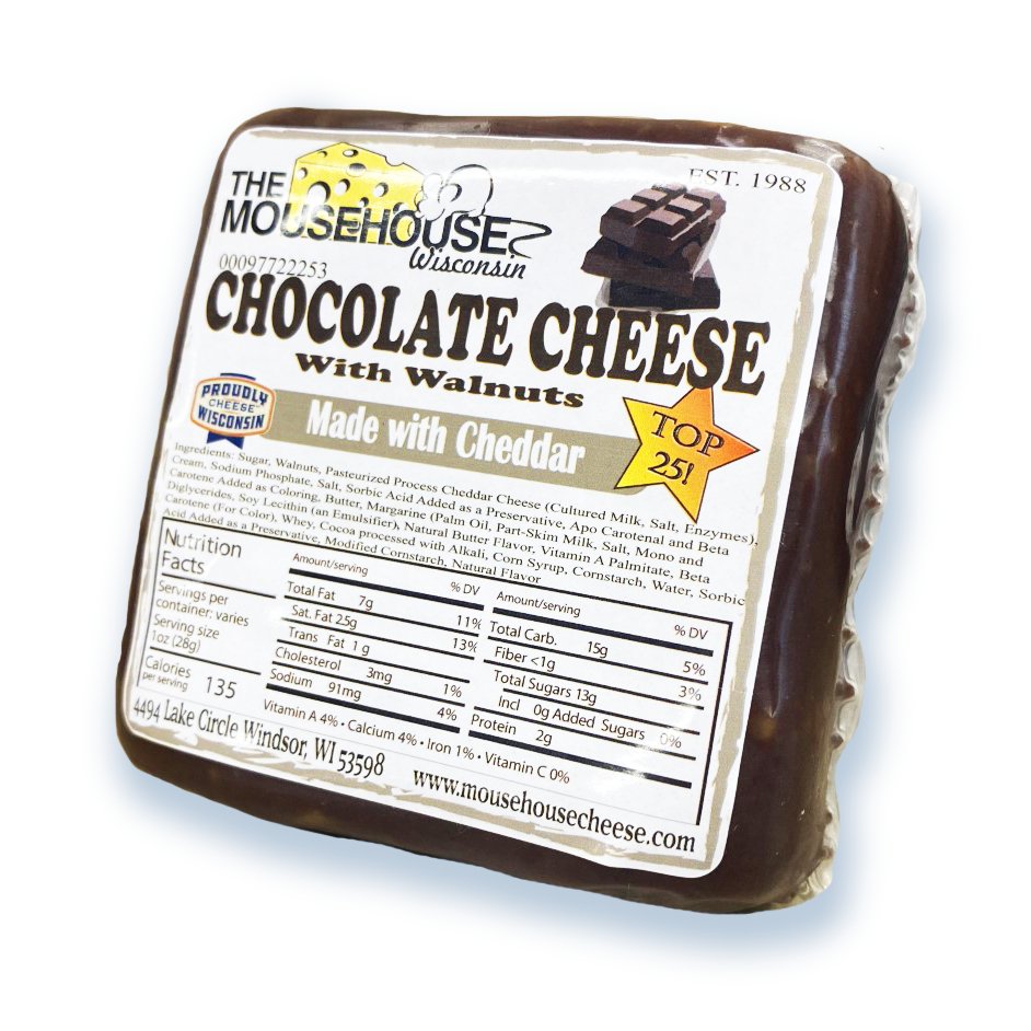 Mousehouse Cheesehaus Chocolate Cheese with Walnuts - Angler's Pro Tackle & Outdoors