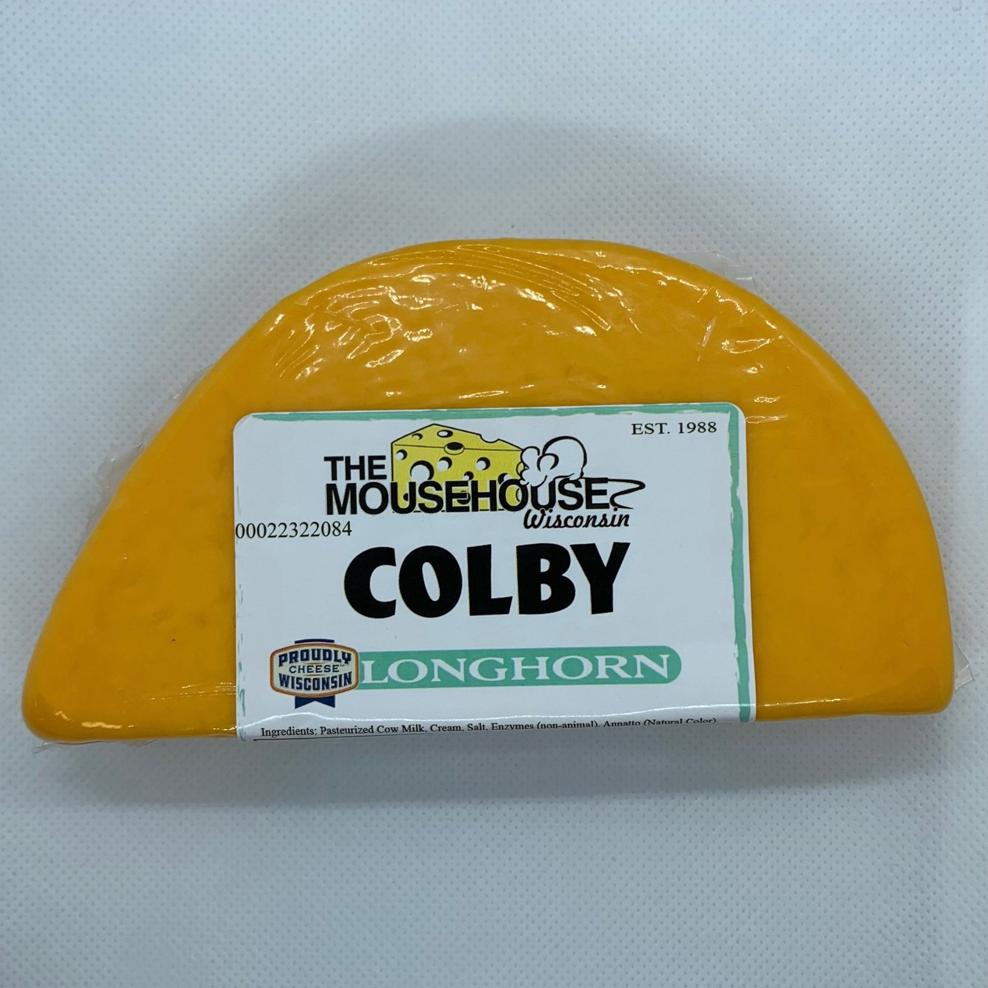 Mousehouse Cheesehaus Colby Longhorn, Approx wt. 12oz - Angler's Pro Tackle & Outdoors