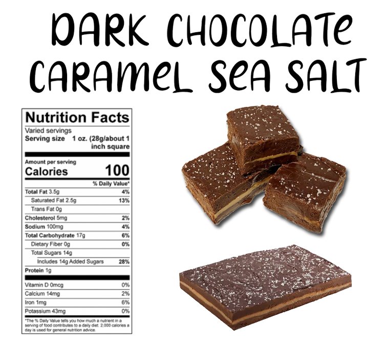 Mousehouse Cheesehaus Dark Chocolate Caramel Sea Salt Fudge (1/2 Pound) - Angler's Pro Tackle & Outdoors