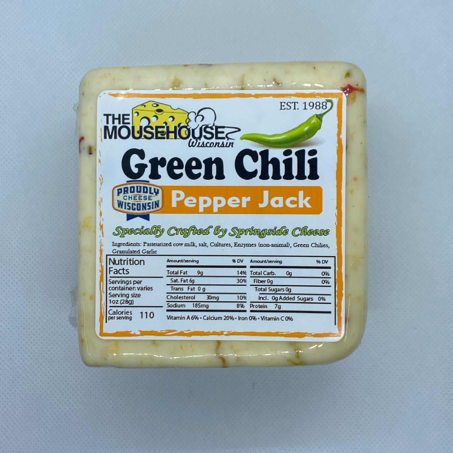 Mousehouse Cheesehaus Green Chile Pepper Jack - Angler's Pro Tackle & Outdoors