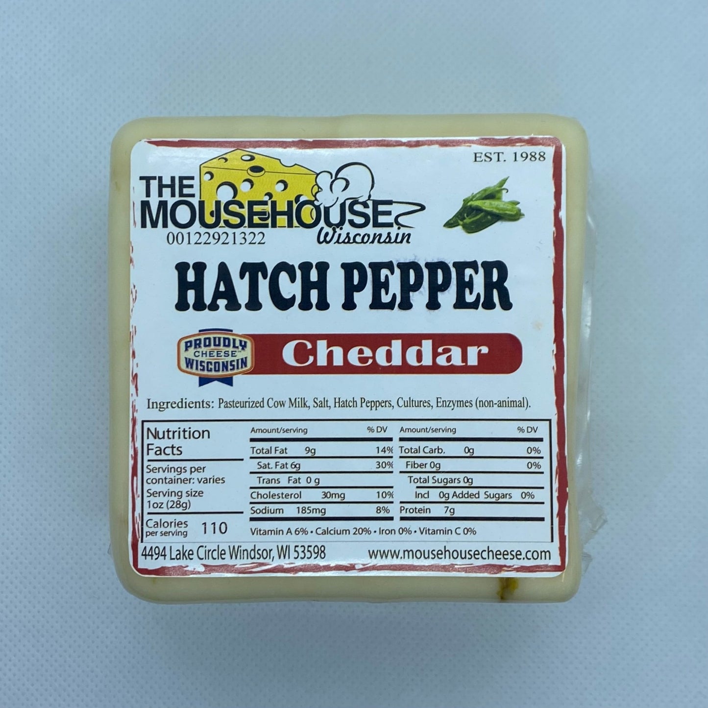 Mousehouse Cheesehaus Hatch Pepper Cheddar - Angler's Pro Tackle & Outdoors