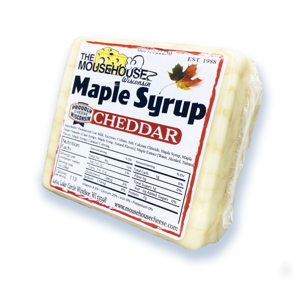 Mousehouse Cheesehaus Maple Syrup Cheddar - Angler's Pro Tackle & Outdoors