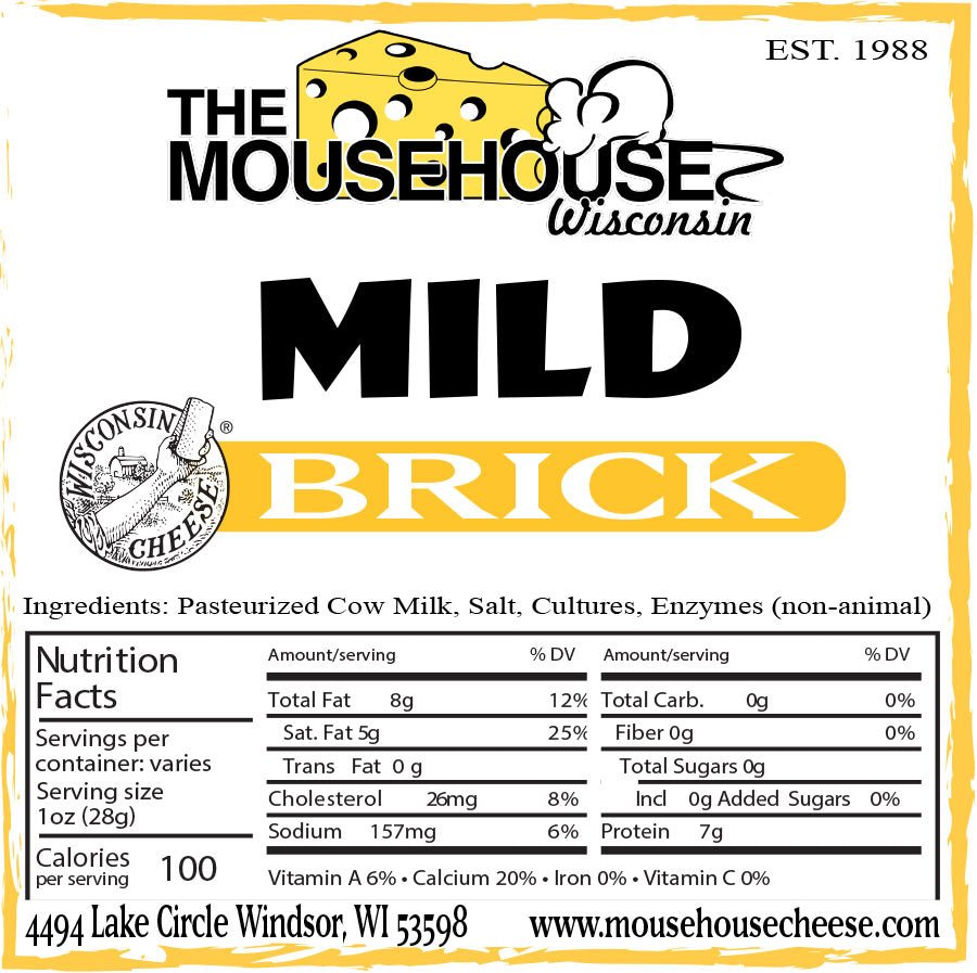 Mousehouse Cheesehaus Mild Brick - Angler's Pro Tackle & Outdoors