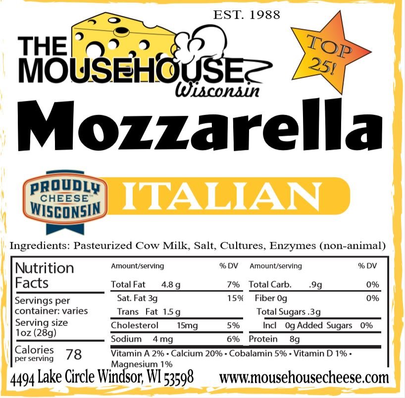 Mousehouse Cheesehaus Mozzarella - Angler's Pro Tackle & Outdoors