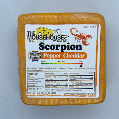 Mousehouse Cheesehaus Scorpion Pepper Cheddar - Angler's Pro Tackle & Outdoors