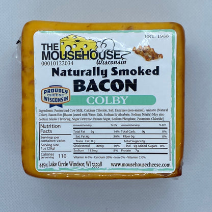 Mousehouse Cheesehaus Smoked Bacon Colby - Angler's Pro Tackle & Outdoors