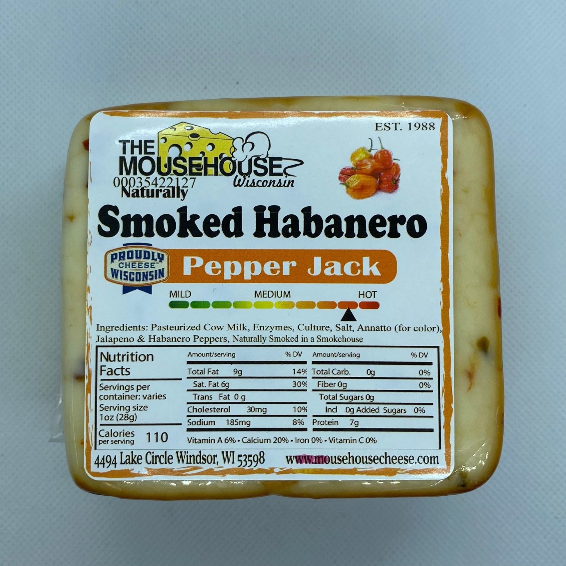 Mousehouse Cheesehaus Smoked Habanero Pepper Jack - Angler's Pro Tackle & Outdoors