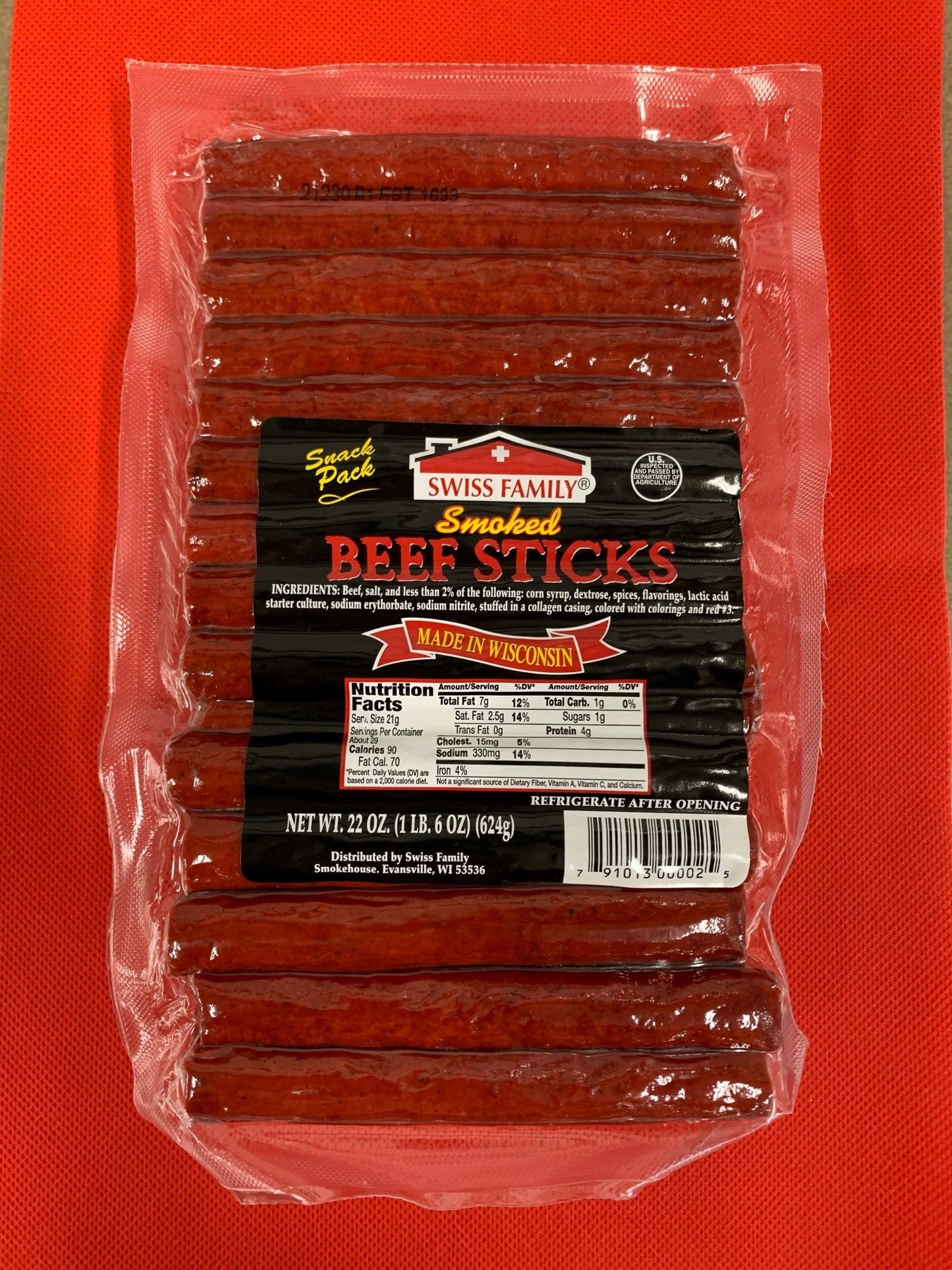 Mousehouse Cheesehaus Swiss Family Beef Sticks - 22oz - Angler's Pro Tackle & Outdoors