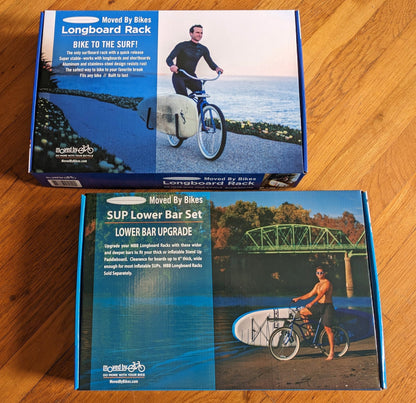 Moved By Bikes Longboard Rack with SUP Lower Bar Set - Angler's Pro Tackle & Outdoors