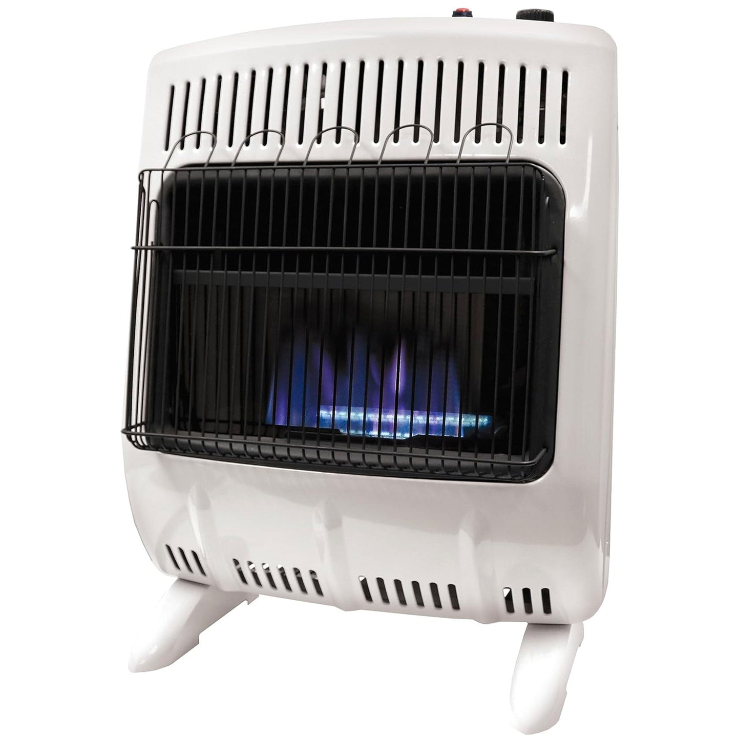 Mr. Heater 20,000 BTU Blue Flame Vent - Free Wall Heater, Covers 700 Sq. Ft, White - Angler's Pro Tackle & Outdoors