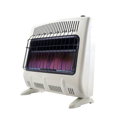 Mr Heater 30000 BTU Vent Free Blue Flame Propane Gas Wall or Floor Indoor Heater - Angler's Pro Tackle & Outdoors