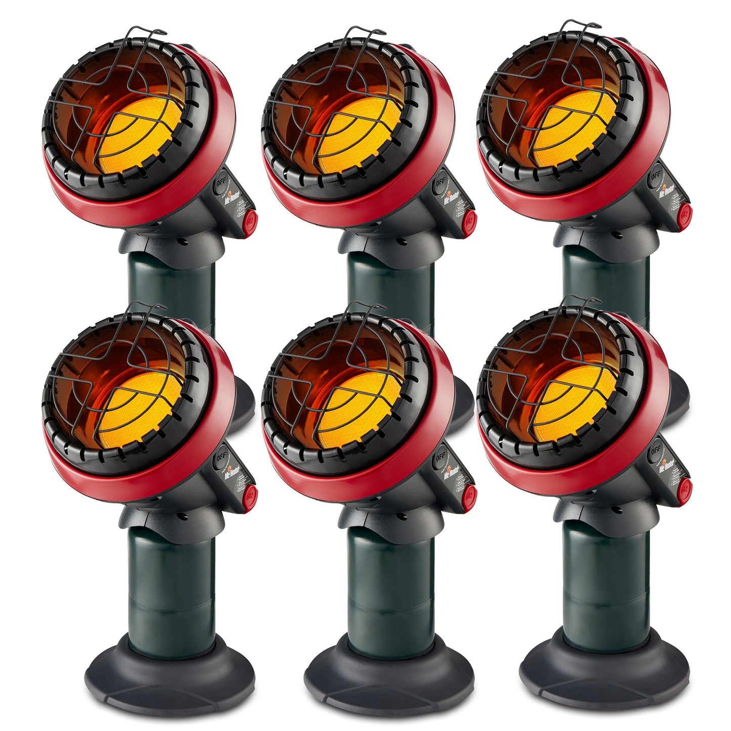 Mr. Heater 3800 BTU Indoor/Outdoor Portable Little Buddy Propane Heater (6 Pack) - Angler's Pro Tackle & Outdoors