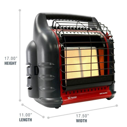 Mr. Heater Big Buddy 4,000 to 18,000 BTU 3 Setting Portable LP Gas Heater Unit - Angler's Pro Tackle & Outdoors