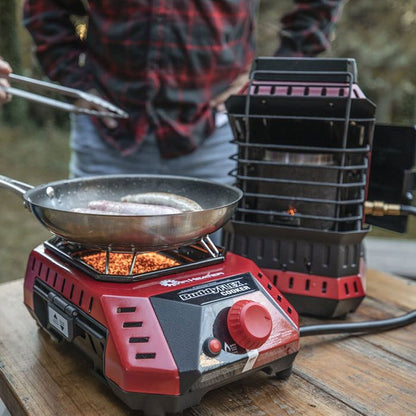 Mr. Heater MH - F600500 Buddy FLEX Portable Fiber Mesh Propane Cooking Burner - Angler's Pro Tackle & Outdoors