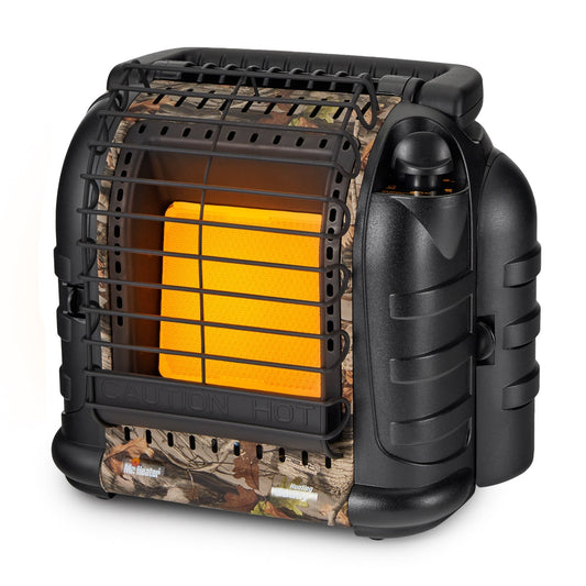 Mr. Heater MH12B 12000 BTU Hunting Buddy Portable Propane Gas Heater, Camo - Angler's Pro Tackle & Outdoors