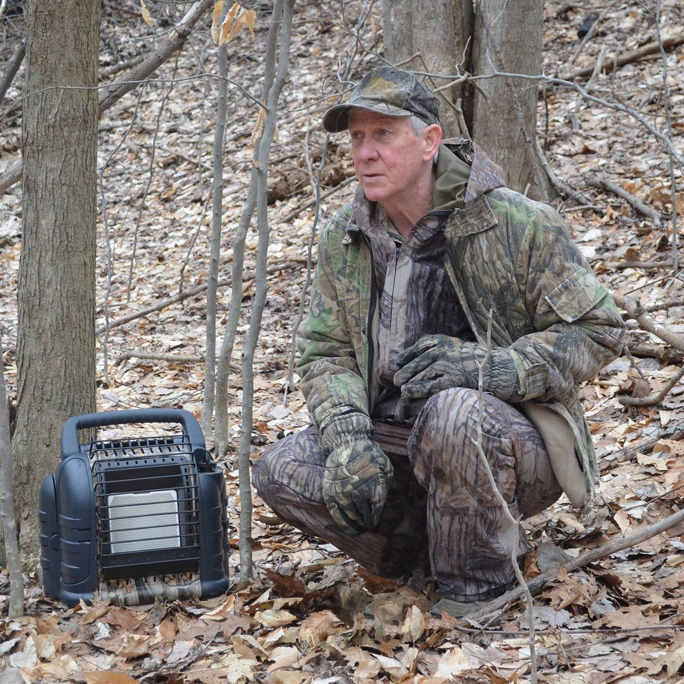 Mr. Heater MH12B 12000 BTU Hunting Buddy Portable Propane Gas Heater, Camo - Angler's Pro Tackle & Outdoors