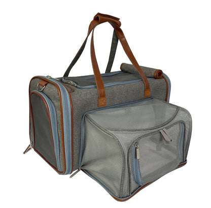 Mr. Peanut's Gold Series Big Apple XL Size Airline Compliant Double Expandable Pet Carrier - Angler's Pro Tackle & Outdoors