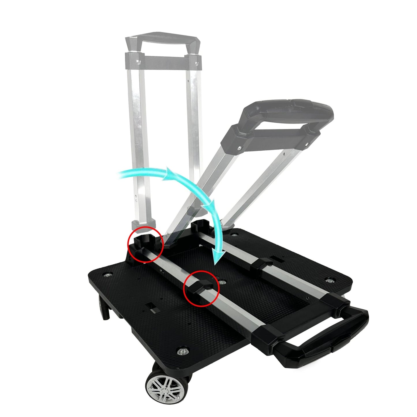 Mr. Peanut's Pet Carrier/Luggage Bag Spinner Wheelbase Luggage Cart - Angler's Pro Tackle & Outdoors