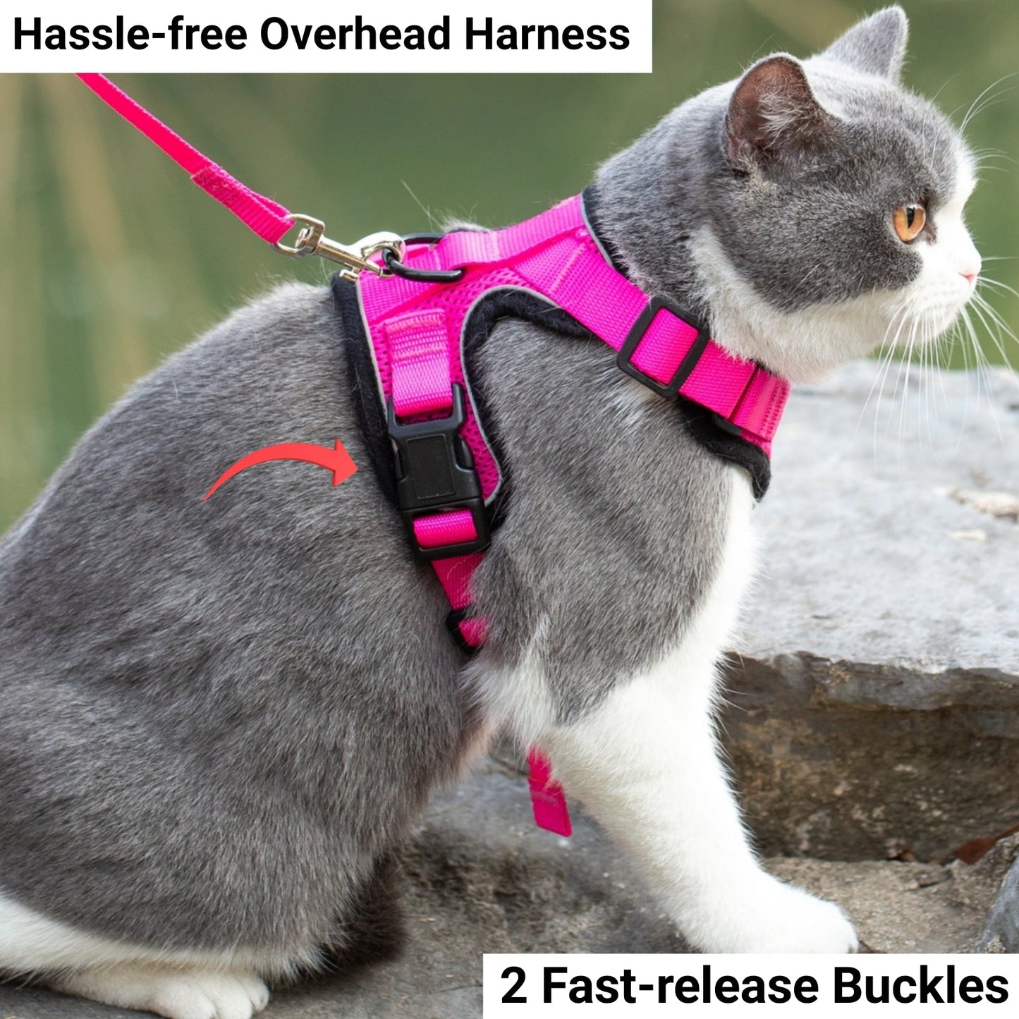 Mr. Peanut's PurrTrek Reflective Cat Harness with Matching Leash - Angler's Pro Tackle & Outdoors