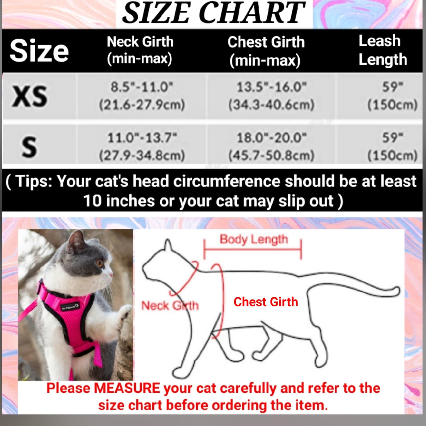 Mr. Peanut's PurrTrek Reflective Cat Harness with Matching Leash - Angler's Pro Tackle & Outdoors