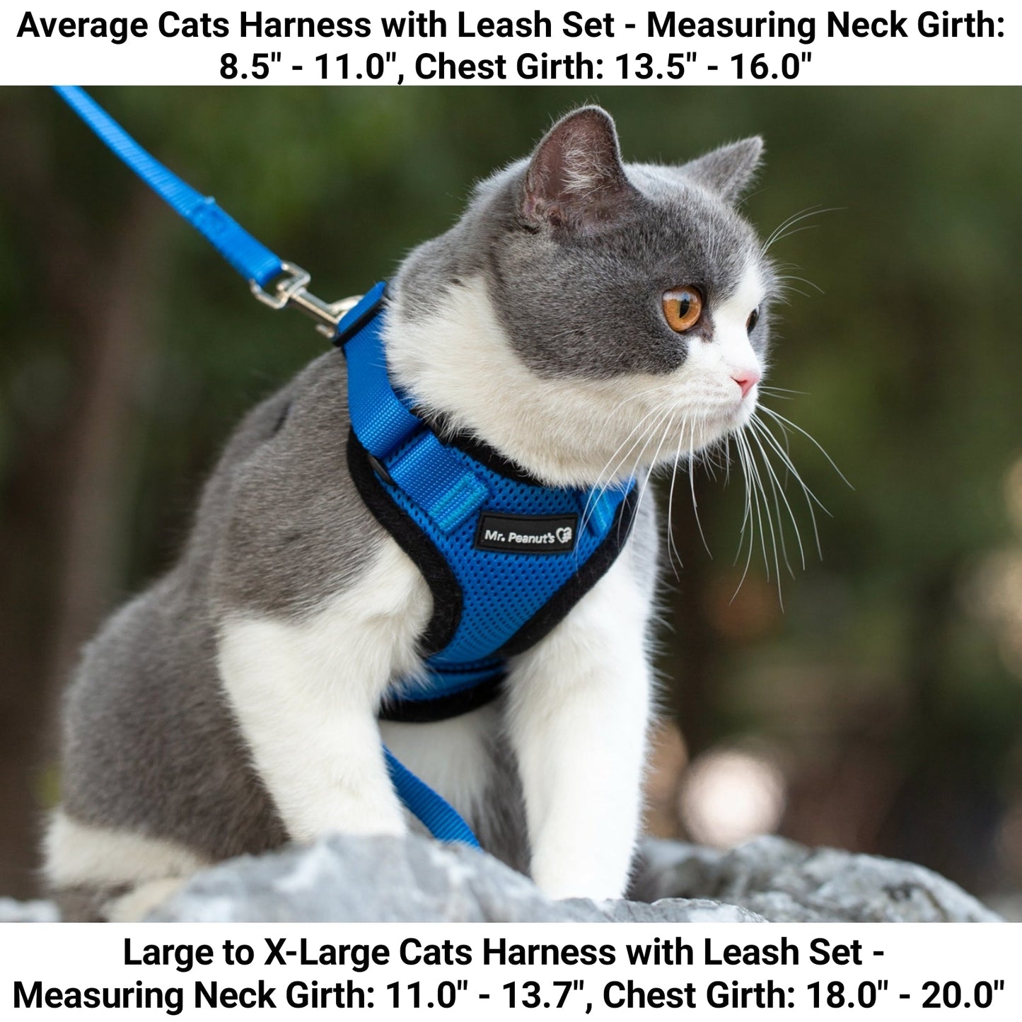 Mr. Peanut's PurrTrek Reflective Cat Harness with Matching Leash - Angler's Pro Tackle & Outdoors