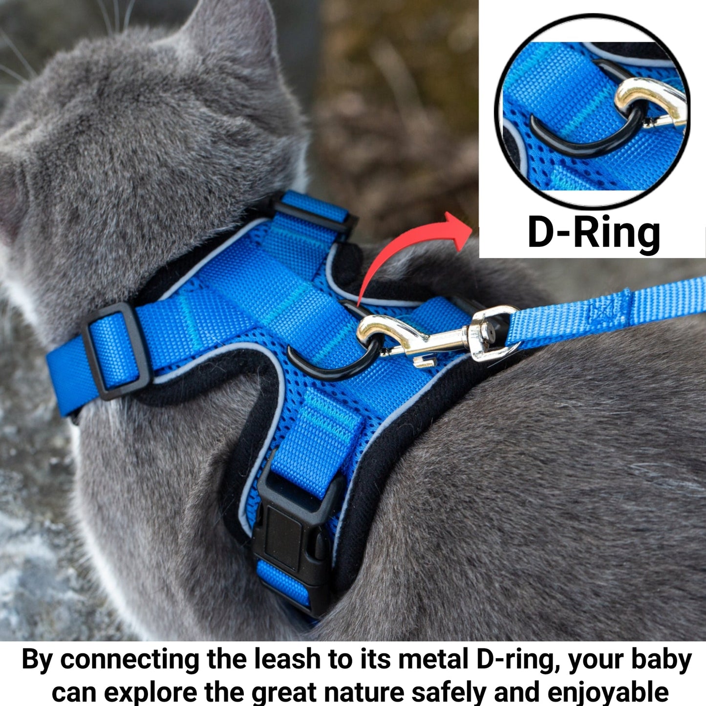 Mr. Peanut's PurrTrek Reflective Cat Harness with Matching Leash - Angler's Pro Tackle & Outdoors