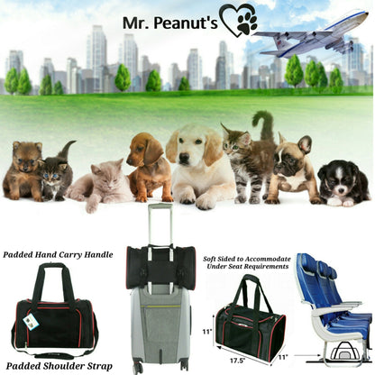 Mr. Peanut's Silver Series Airline Capable Soft Sided Pet Carrier - Angler's Pro Tackle & Outdoors