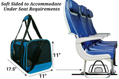 Mr. Peanut's Silver Series Airline Capable Soft Sided Pet Carrier - Angler's Pro Tackle & Outdoors