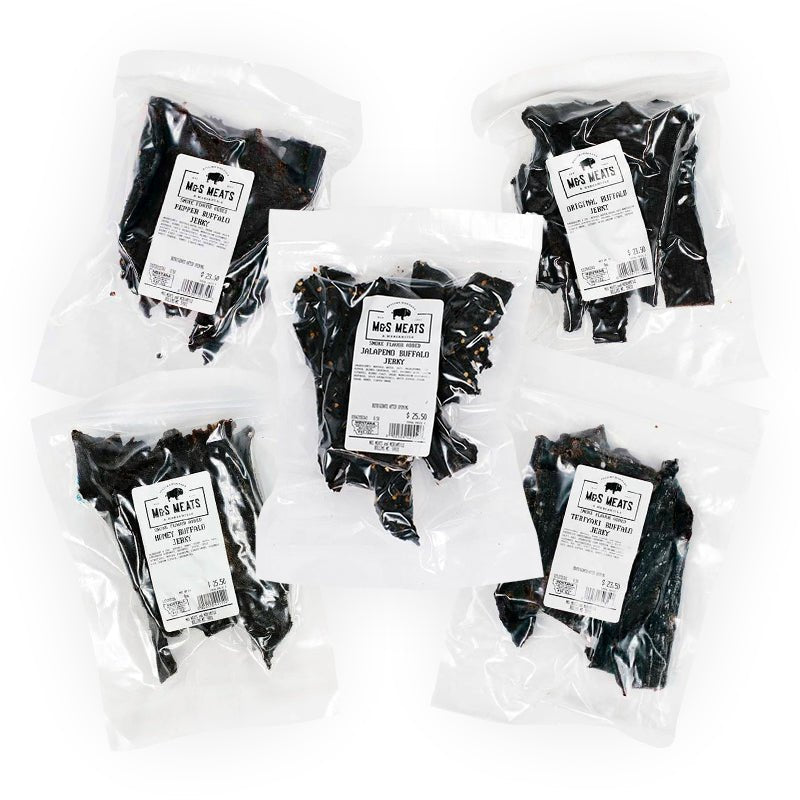 M&S Meats Montana Buffalo Jerky Sampler - Angler's Pro Tackle & Outdoors