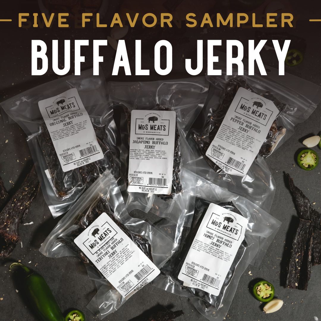M&S Meats Montana Buffalo Jerky Sampler - Angler's Pro Tackle & Outdoors