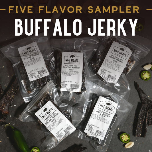 M&S Meats Montana Buffalo Jerky Sampler - Angler's Pro Tackle & Outdoors
