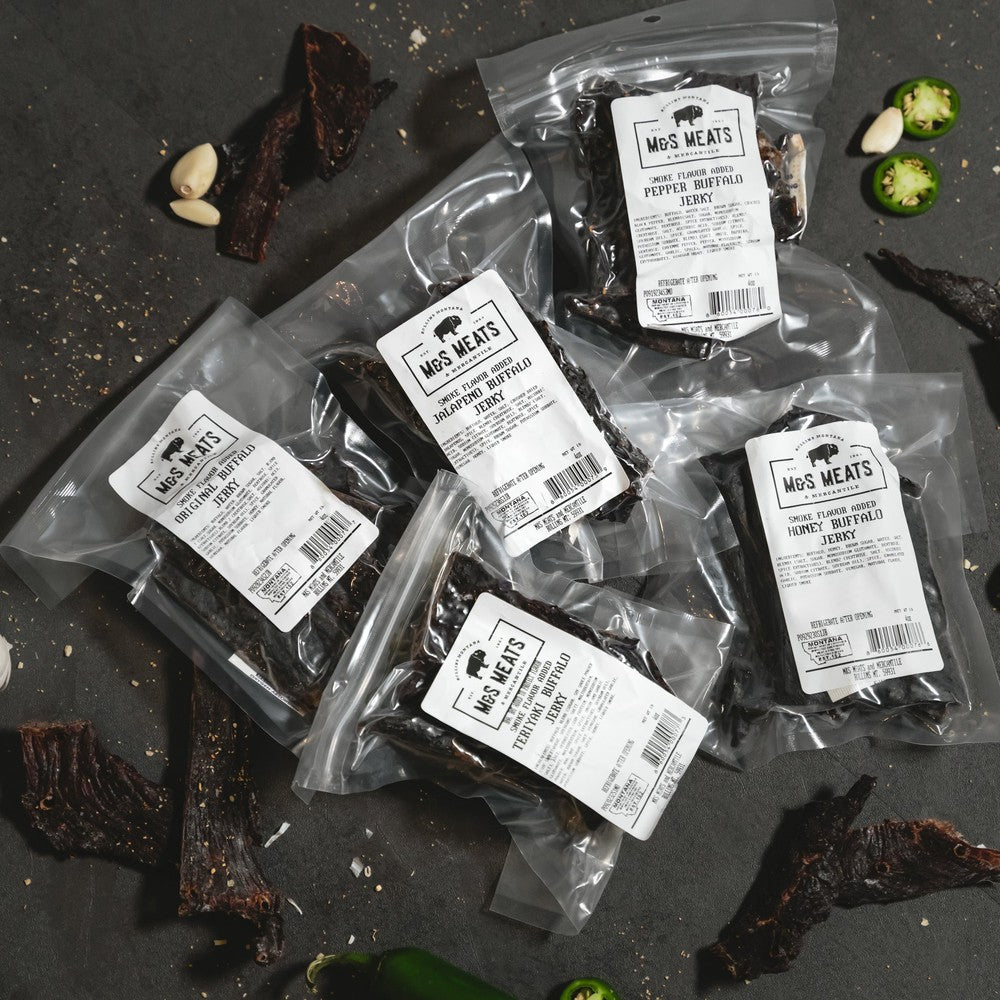 M&S Meats Montana Buffalo Jerky Sampler - Angler's Pro Tackle & Outdoors