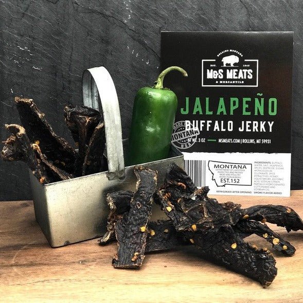 M&S Meats Montana Jalapeno Buffalo Jerky - Angler's Pro Tackle & Outdoors