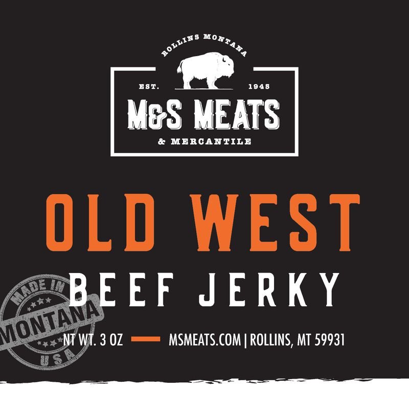 M&S Meats Montana Old West Beef Jerky - Angler's Pro Tackle & Outdoors