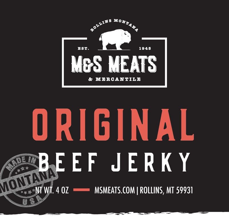 M&S Meats Montana Original Beef Jerky - Angler's Pro Tackle & Outdoors