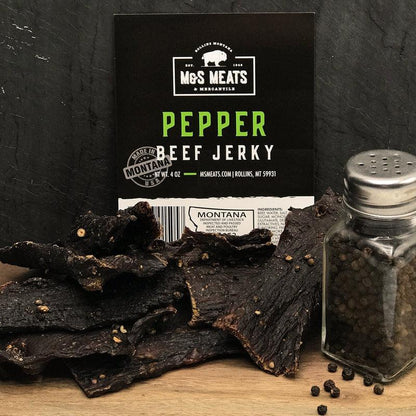 M&S Meats Montana Pepper Beef Jerky - Angler's Pro Tackle & Outdoors
