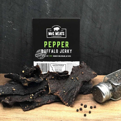 M&S Meats Montana Pepper Buffalo Jerky - Angler's Pro Tackle & Outdoors