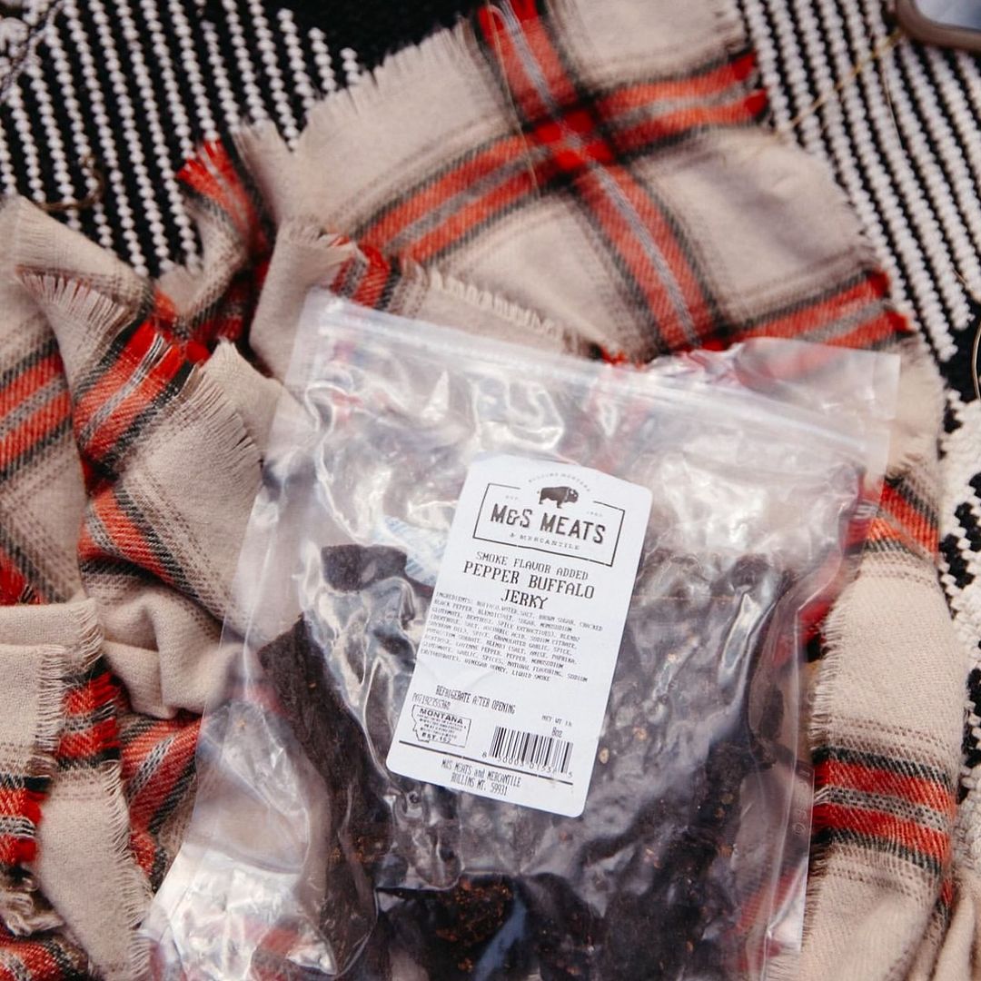 M&S Meats Montana Pepper Buffalo Jerky - Angler's Pro Tackle & Outdoors