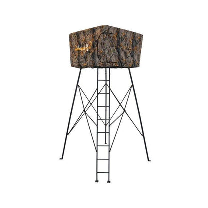 Muddy MQA1602 Quad Blind Kit Elevated Hunting Water-Resistant Enclosure, Cammo