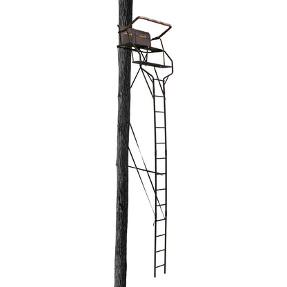 Muddy Heavy Duty Treestand Droptine 2 Person Outdoor Ladder Stand for Hunting - Angler's Pro Tackle & Outdoors