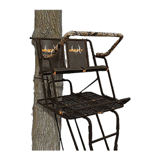 Muddy MLS2300 Partner 17' Outdoor 2 Person Hunting Ladder Tree Stand (2 Pack) - Angler's Pro Tackle & Outdoors