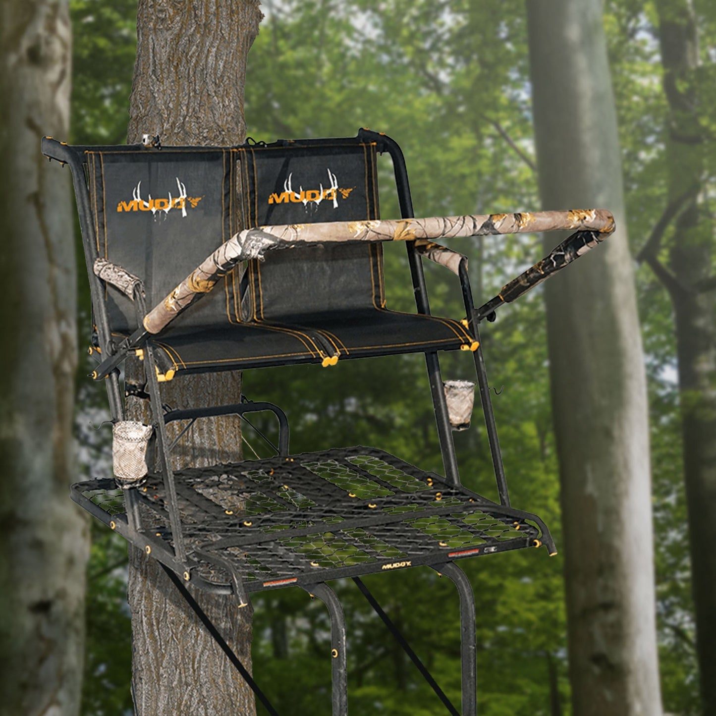 Muddy MLS2601 Nexus XTL 20 Foot Tall 2 Person Deer Hunting Ladder Tree Stand - Angler's Pro Tackle & Outdoors