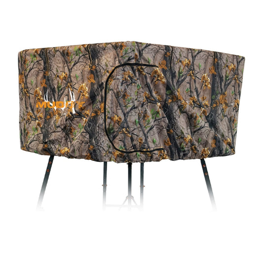 Muddy MQA1602 Quad Blind Kit Elevated Hunting Water - Resistant Enclosure, Cammo - Angler's Pro Tackle & Outdoors